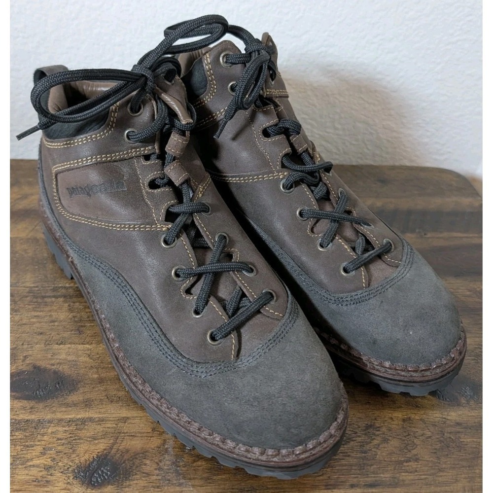 VTG Patagonia‎ Hiking Boots Made in Italy Leather Brown Women's 9 EUC